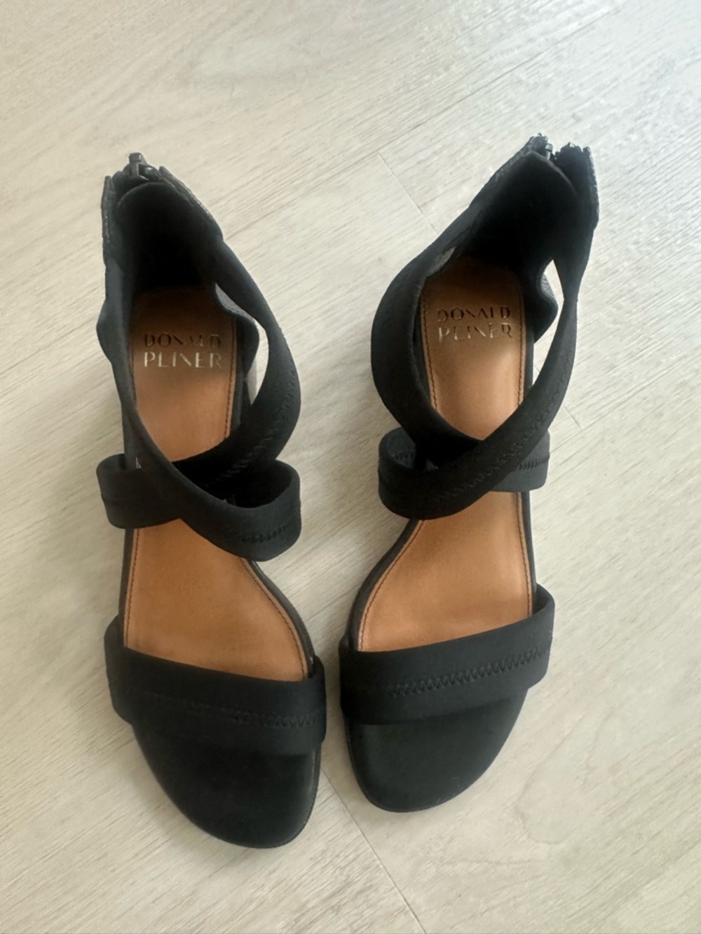 Donald J. Pliner Crisscross Heeled Sandals